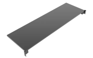 Aspect 48" Metal Retail Display Shelves - Matte Black