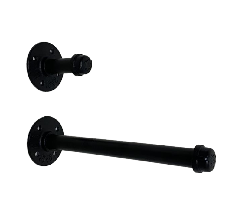 Matte Black Pipeline 4",12" Wall Mount