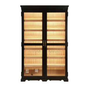Black Cigar Humidor Cabinet - 4000 Cigars