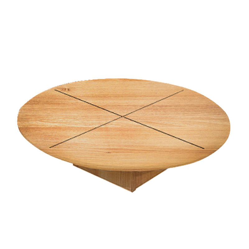 30"D Round Wooden Base - Maple