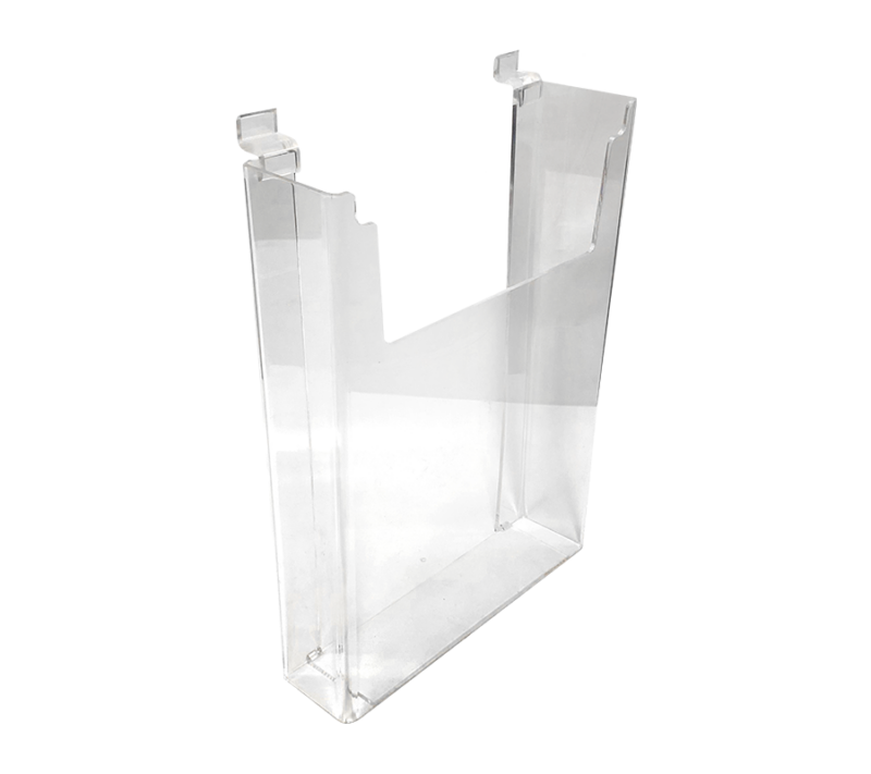 Slatwall Magazine & Catalog Holder - Acrylic