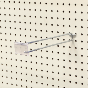 Scanner Hooks for Pegboard - 10", Zinc-Plated