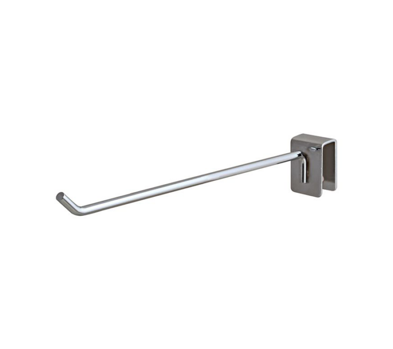 Chrome 9" Rectangular Hangrail Hook