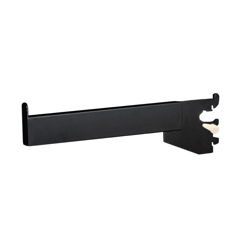 Matte Black Medium Duty 12" Rectangular Tubing Faceout