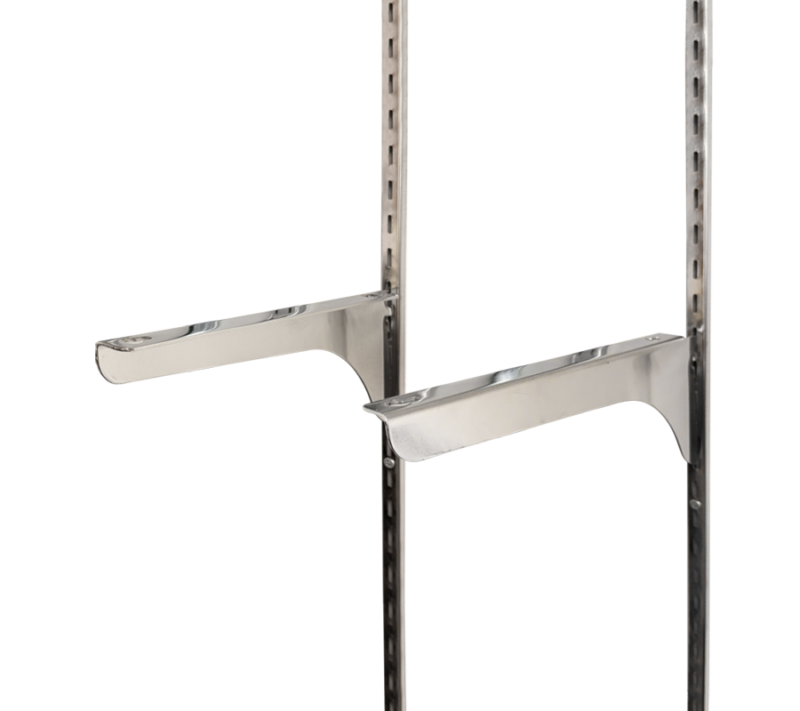 12" Left & Right Wood Shelf Brackets